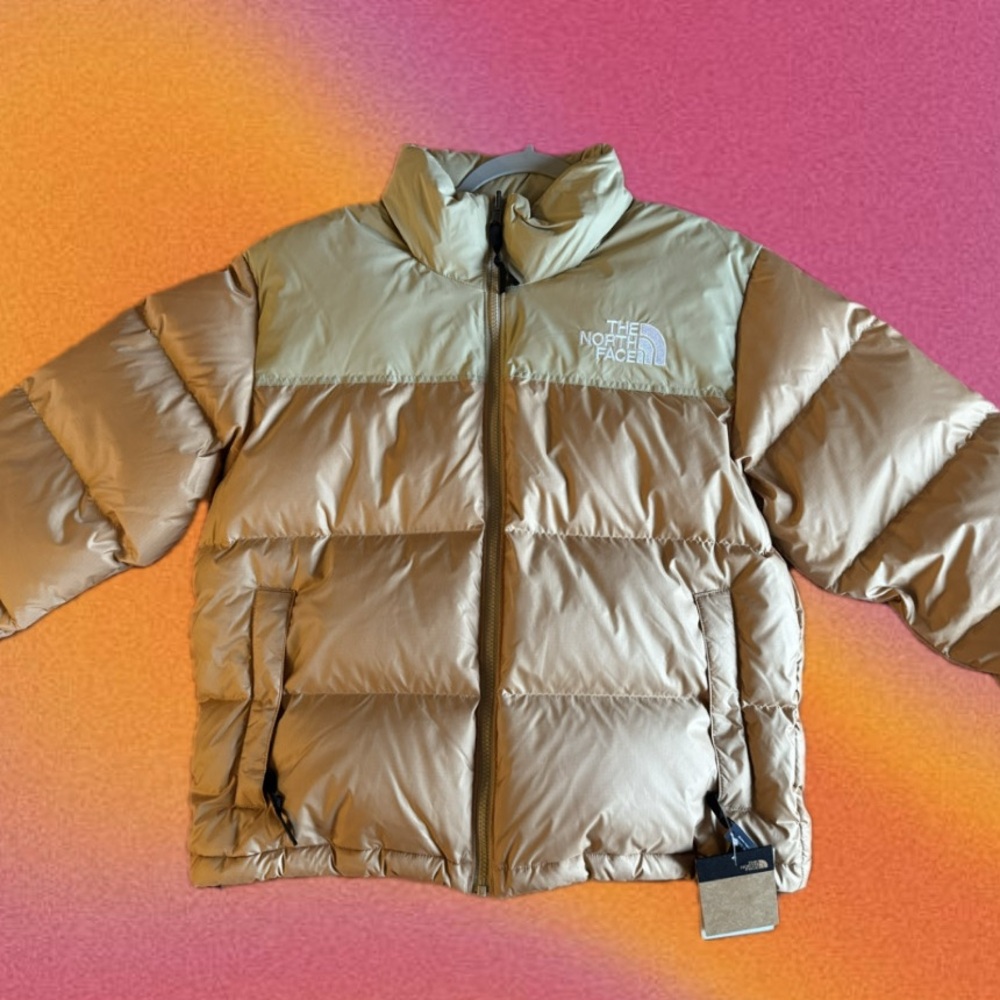 The North Face Retro Nuptse 700 Puffer Jacket Khaki Stone 🌄❄️